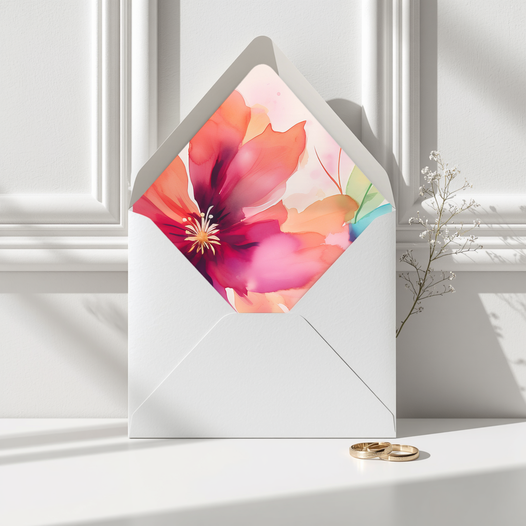 Printable Modern Abstract Envelope Liners 12 Sizes (Digital Download)