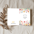 Wildflowers Foldable Thank You Card - A7 (Digital Download)