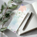 4 Printable Floral Textures Bookmarks (Digital Download)