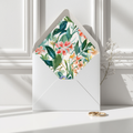 Printable Botanical Garden Florals Envelope Liners 12 Sizes (Digital Download)