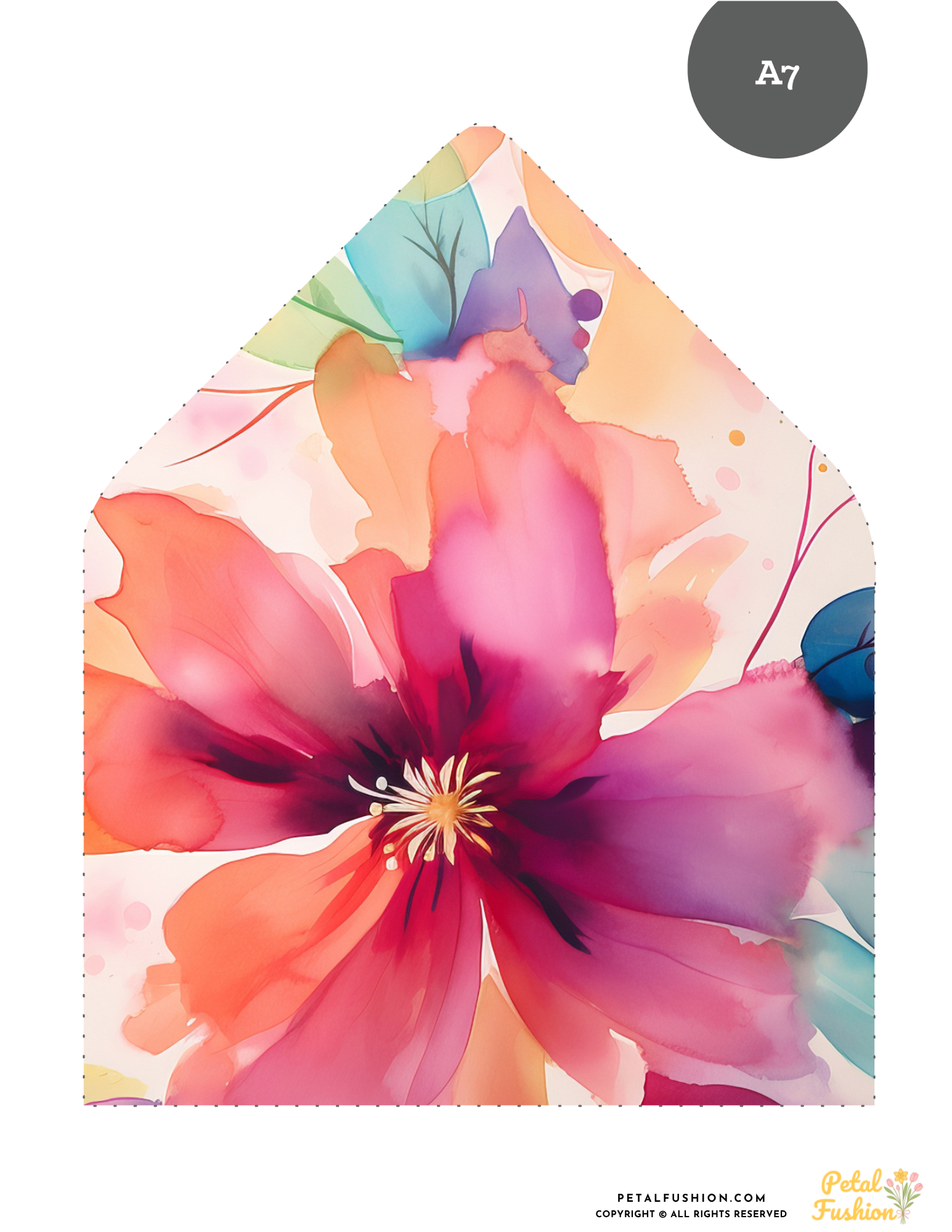 Printable Modern Abstract Envelope Liners 12 Sizes (Digital Download)