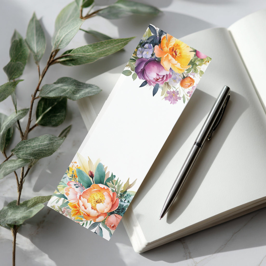 4 Wedding Bouquet Bookmarks (Digital Download) 02